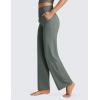 imageCRZ YOGA Womens Butterluxe High Waist Wide Leg Pants with Pockets 31quot  Buttery Soft Comfy Casual Yoga LoungeGrey Sage