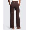 imageCRZ YOGA Womens Butterluxe High Waist Wide Leg Pants with Pockets 31quot  Buttery Soft Comfy Casual Yoga LoungeHot Fudge Brown