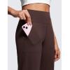 imageCRZ YOGA Womens Butterluxe High Waist Wide Leg Pants with Pockets 31quot  Buttery Soft Comfy Casual Yoga LoungeHot Fudge Brown