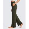 imageCRZ YOGA Womens Butterluxe High Waist Wide Leg Pants with Pockets 31quot  Buttery Soft Comfy Casual Yoga LoungeOlive Green