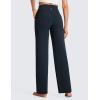 imageCRZ YOGA Womens Butterluxe High Waist Wide Leg Pants with Pockets 31quot  Buttery Soft Comfy Casual Yoga LoungeTrue Navy