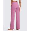 imageCRZ YOGA Womens Butterluxe High Waist Wide Leg Pants with Pockets 31quot  Buttery Soft Comfy Casual Yoga LoungeVelvet Dust
