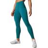 imageCRZ YOGA Womens Hugged Feeling Compression Leggings 28 Inches  High Waist Thick Tummy Control Workout PantsGreen Jade
