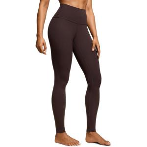 imageCRZ YOGA Butterluxe Extra Long Leggings for Tall Women 31 Inches  High Waisted Athletic Workout Soft Yoga PantsHot Fudge Brown