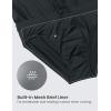 imageCRZ YOGA 2 in 1 Running Shorts for Men 4 Side Split Dolphin Quick Dry for Athletic Gym Workout with Zip PocketBlack