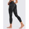 imageCRZ YOGA Butterluxe High Waisted Capris Workout Leggings for Women 23  Lounge Buttery Soft Yoga PantsBlack Tie Dye Flowers
