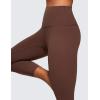 imageCRZ YOGA Butterluxe High Waisted Capris Workout Leggings for Women 23  Lounge Buttery Soft Yoga PantsCoffee Brown