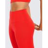 imageCRZ YOGA Butterluxe High Waisted Capris Workout Leggings for Women 23  Lounge Buttery Soft Yoga PantsDark Red