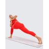 imageCRZ YOGA Butterluxe High Waisted Capris Workout Leggings for Women 23  Lounge Buttery Soft Yoga PantsDark Red