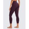 imageCRZ YOGA Butterluxe High Waisted Capris Workout Leggings for Women 23  Lounge Buttery Soft Yoga PantsDeep Purple
