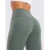 imageCRZ YOGA Butterluxe High Waisted Capris Workout Leggings for Women 23  Lounge Buttery Soft Yoga PantsGrey Sage