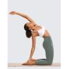 imageCRZ YOGA Butterluxe High Waisted Capris Workout Leggings for Women 23  Lounge Buttery Soft Yoga PantsGrey Sage