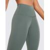 imageCRZ YOGA Butterluxe High Waisted Capris Workout Leggings for Women 23  Lounge Buttery Soft Yoga PantsGrey Sage