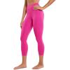 imageCRZ YOGA Butterluxe High Waisted Capris Workout Leggings for Women 23  Lounge Buttery Soft Yoga PantsHibiscus Purple