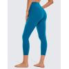 imageCRZ YOGA Butterluxe High Waisted Capris Workout Leggings for Women 23  Lounge Buttery Soft Yoga PantsSupersonic Blue