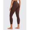 imageCRZ YOGA Butterluxe High Waisted Capris Workout Leggings for Women 23  Lounge Buttery Soft Yoga PantsTaupe