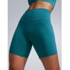 imageCRZ YOGA Women Butterbreeze Athletic Biker Shorts 6 Inches  High Waist Workout Gym Running Volleyball Yoga SpandexGreen Jade