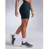 imageCRZ YOGA Women Butterbreeze Athletic Biker Shorts 6 Inches  High Waist Workout Gym Running Volleyball Yoga SpandexTrue Navy