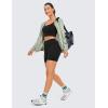 imageCRZ YOGA Womens Butterluxe Biker Shorts with Pockets 5 Inches  High Waisted Volleyball Workout Athletic YogaBlack