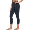 imageCRZ YOGA Butterluxe High Waisted Capris Workout Leggings for Women 23  Lounge Buttery Soft Yoga PantsTrue Navy