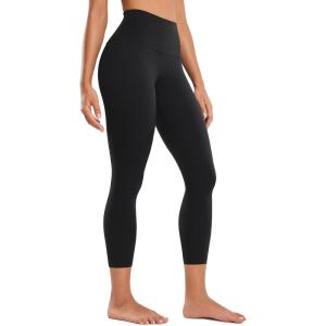 imageCRZ YOGA Butterluxe High Waisted Capris Workout Leggings for Women 23  Lounge Buttery Soft Yoga PantsBlack