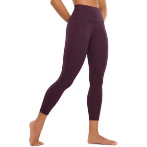 imageCRZ YOGA Butterluxe High Waisted Capris Workout Leggings for Women 23  Lounge Buttery Soft Yoga PantsDeep Purple