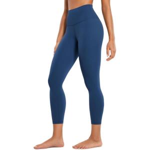 imageCRZ YOGA Butterluxe High Waisted Capris Workout Leggings for Women 23  Lounge Buttery Soft Yoga PantsFrench Navy