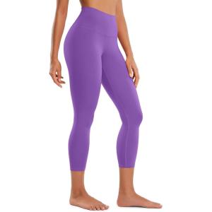 imageCRZ YOGA Butterluxe High Waisted Capris Workout Leggings for Women 23  Lounge Buttery Soft Yoga PantsRoyal Lilac