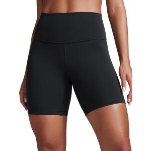 imageCRZ YOGA Women Butterbreeze Athletic Biker Shorts 6 Inches  High Waist Workout Gym Running Volleyball Yoga SpandexBlack