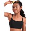 imageCRZ YOGA Girls Swimsuit 2 Piece Bikini Set  Scoop Neck Adjustable Straps Padded Tops and Bottoms Beach Sports Bathing SuitBlack