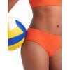 imageCRZ YOGA Girls Swimsuit 2 Piece Bikini Set  Scoop Neck Adjustable Straps Padded Tops and Bottoms Beach Sports Bathing SuitCoral