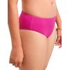 imageCRZ YOGA Girls Swimsuit 2 Piece Bikini Set  Scoop Neck Adjustable Straps Padded Tops and Bottoms Beach Sports Bathing SuitHibiscus Purple