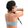 imageCRZ YOGA Girls Swimsuit 2 Piece Bikini Set  Scoop Neck Adjustable Straps Padded Tops and Bottoms Beach Sports Bathing SuitLight Grayish Blue