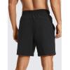 imageCRZ YOGA Mens Linerless Workout Shorts  7 Quick Dry for Running Sports Athletic Gym with PocketsBlack
