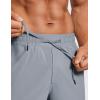 imageCRZ YOGA Mens Linerless Workout Shorts  7 Quick Dry for Running Sports Athletic Gym with PocketsDark Carbon