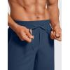 imageCRZ YOGA Mens Linerless Workout Shorts  7 Quick Dry for Running Sports Athletic Gym with PocketsElectric Blue