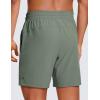 imageCRZ YOGA Mens Linerless Workout Shorts  7 Quick Dry for Running Sports Athletic Gym with PocketsGrey Sage