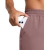 imageCRZ YOGA Mens Linerless Workout Shorts  7 Quick Dry for Running Sports Athletic Gym with PocketsMauve