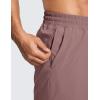 imageCRZ YOGA Mens Linerless Workout Shorts  7 Quick Dry for Running Sports Athletic Gym with PocketsMauve