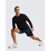 imageCRZ YOGA Mens Linerless Workout Shorts  7 Quick Dry for Running Sports Athletic Gym with PocketsTrue Navy