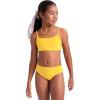 imageCRZ YOGA Girls Swimsuit 2 Piece Bikini Set  Scoop Neck Adjustable Straps Padded Tops and Bottoms Beach Sports Bathing SuitHigh Visibility Yellow