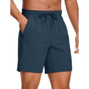 imageCRZ YOGA Mens Linerless Workout Shorts  7 Quick Dry for Running Sports Athletic Gym with PocketsStelindigo