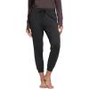 imageCRZ YOGA Cloud Jersey Joggers Sweatpants Women 25 Capri Casual Lounge Pajama Workout Sweat Pants with PocketsBlack