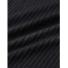 imageCRZ YOGA Seamless Ribbed Womens Tank Top Racerback Camisoles with Built in Bra Padded Scoop Neck Athletic Workout Slim CamiBlack