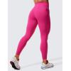 imageCRZ YOGA Womens Hugged Feeling Compression Leggings 25 Inches  Thick High Waisted Tummy Control Workout Pants TightsGranita Pink