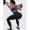 imageCRZ YOGA Womens Hugged Feeling Compression Leggings 25 Inches  Thick High Waisted Tummy Control Workout Pants TightsTie Dye Smoke Ink