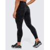 imageCRZ YOGA Womens Hugged Feeling Compression Leggings 25 Inches  Thick High Waisted Tummy Control Workout Pants TightsTie Dye Smoke Ink