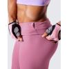 imageCRZ YOGA Womens Hugged Feeling Compression Leggings 25 Inches  Thick High Waisted Tummy Control Workout Pants TightsVelvet Dust