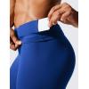 imageCRZ YOGA Womens Hugged Feeling Compression Leggings 25 Inches  Thick High Waisted Tummy Control Workout Pants TightsWaves Blue