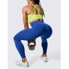 imageCRZ YOGA Womens Hugged Feeling Compression Leggings 25 Inches  Thick High Waisted Tummy Control Workout Pants TightsWaves Blue
